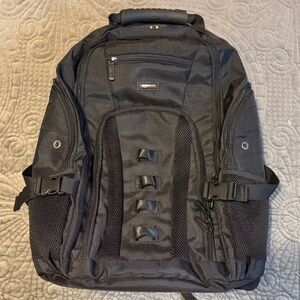 Versatile Black Backpack for Men